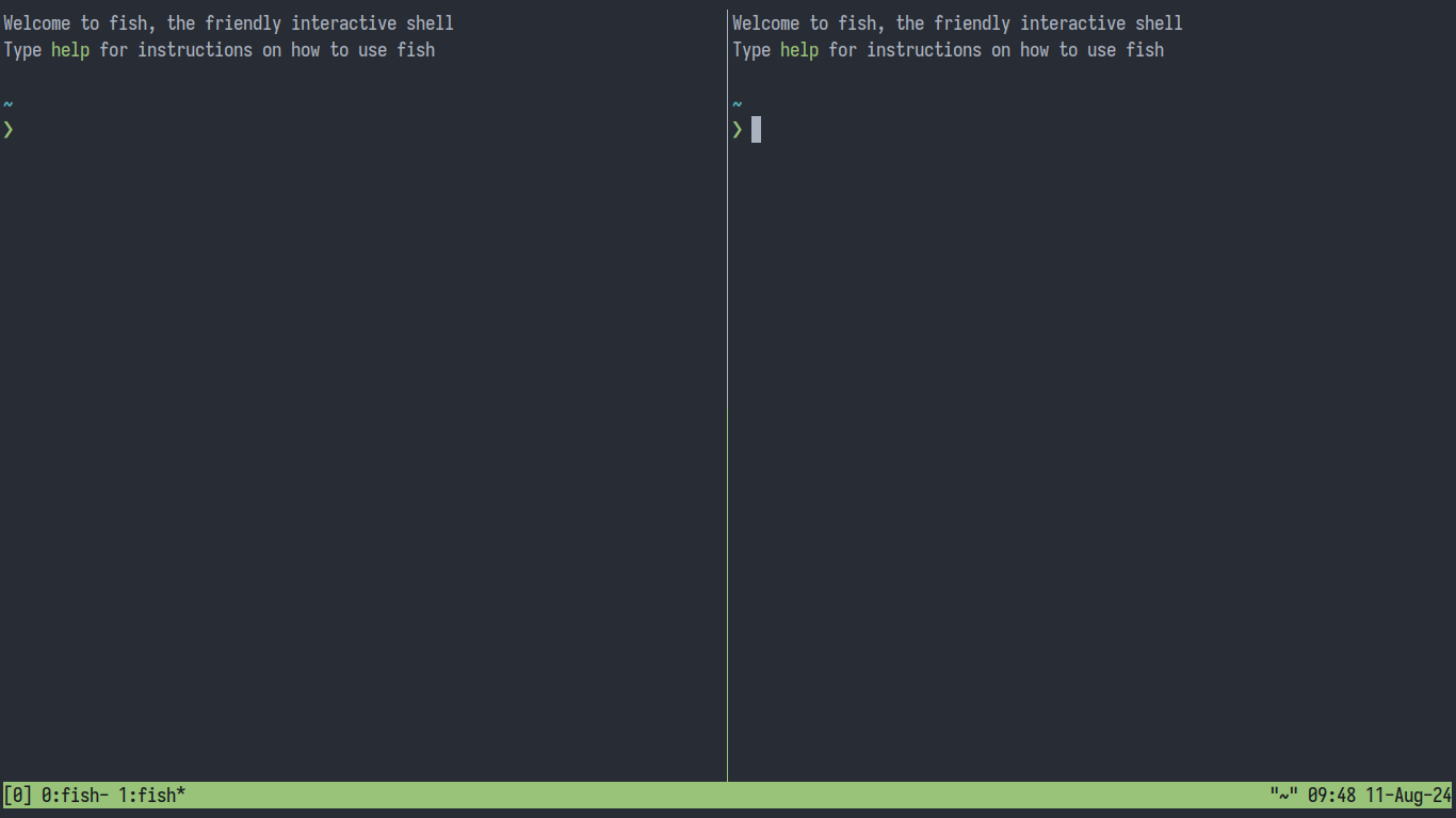 Tmux Vertical Pane